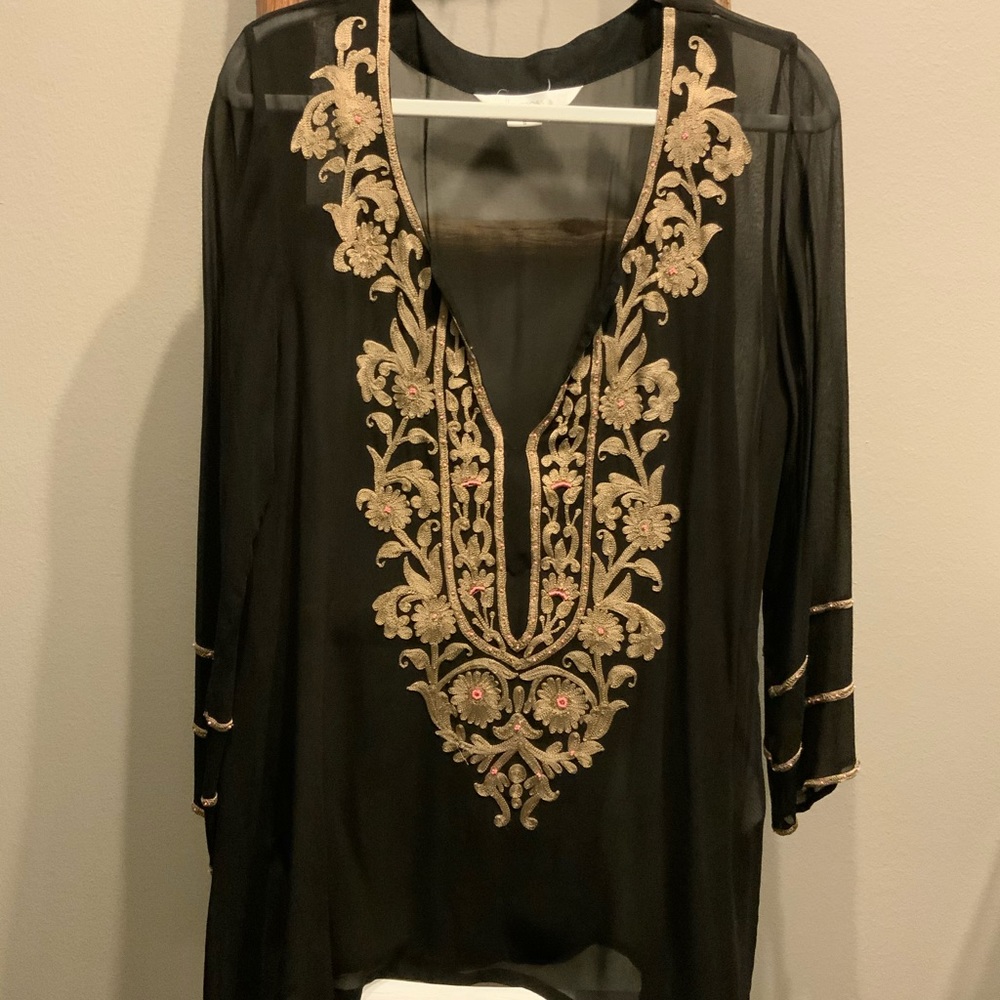 Ella Moss Embroidered Swim Tunic